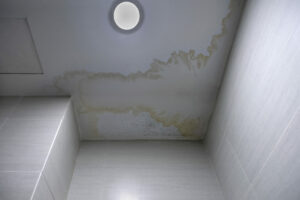 hidden leak causing stain on ceiling